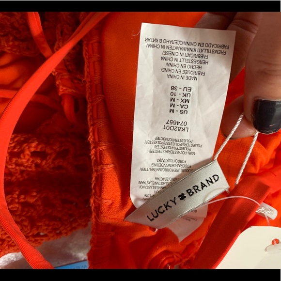 NWT lucky brand knitted swimsuit size medium - Picture 12 of 16